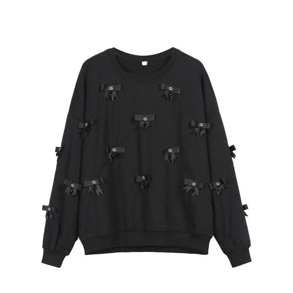 women's hoodies & sweatshirts design sense autumn pullover bow pulovers age reduction 2021 clothing loose pullovers thin versatile, Black
women's hoodies & sweatshirts design sense autumn pullover bow pulovers age reduction 2021 clothing loose pullovers thin versatile, Black