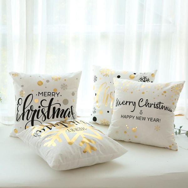 christmas northern european-style flannel bronze pillow cover snowflake car sofa cushion cushion/decorative
christmas northern european-style flannel bronze pillow cover snowflake car sofa cushion cushion/decorative