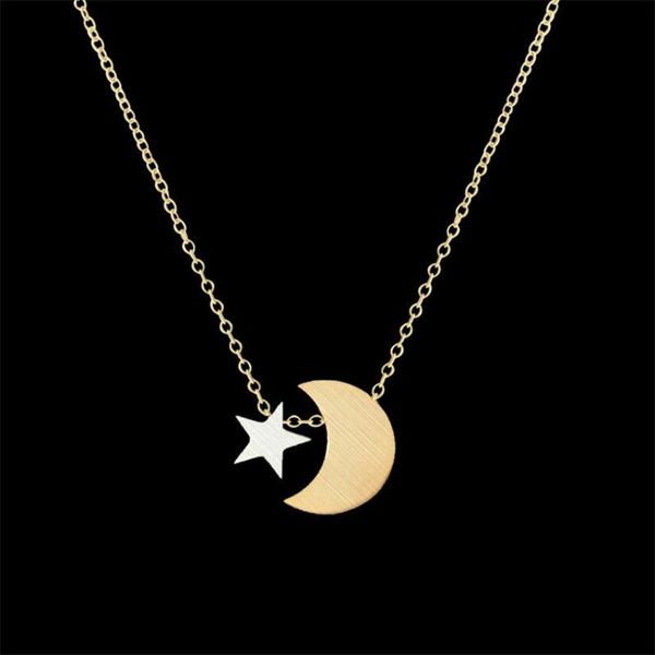 pendant necklaces stainless steel moon star for women men lover gold silver color long chain female necklace fashion jewelry
pendant necklaces stainless steel moon star for women men lover gold silver color long chain female necklace fashion jewelry