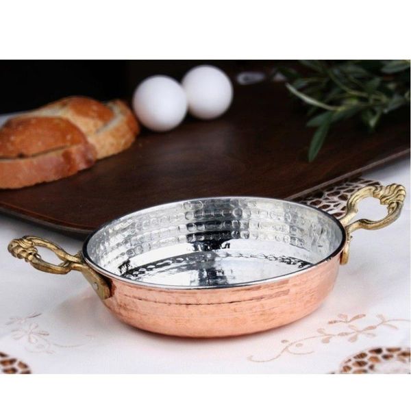 sahan pan copper skillet traditional turkish egg omelette frying cooking cook made turkey fryer pot with brass handles non-stick pans
sahan pan copper skillet traditional turkish egg omelette frying cooking cook made turkey fryer pot with brass handles non-stick pans