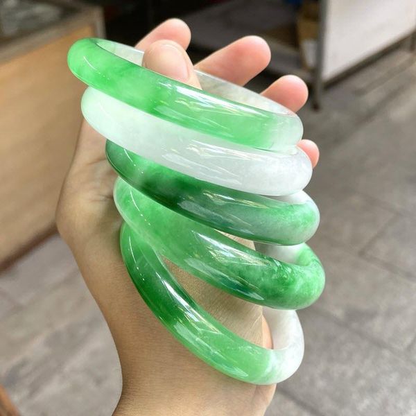 bangle 100% real jade bracelet half green jadeite jasper bangles wide women hand jewelry couple, Black
bangle 100% real jade bracelet half green jadeite jasper bangles wide women hand jewelry couple, Black