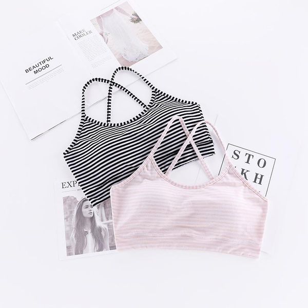 bras cross strap wrapped chest vest women's underwear colored cotton belt pad tubeless bra without, Red;black
bras cross strap wrapped chest vest women's underwear colored cotton belt pad tubeless bra without, Red;black