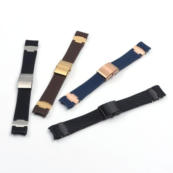 watch bands silicone rubber waterproof strap is suitable for athens diving navigation series arc mouth butterfly buckle 22mm, Black;brown
watch bands silicone rubber waterproof strap is suitable for athens diving navigation series arc mouth butterfly buckle 22mm, Black;brown