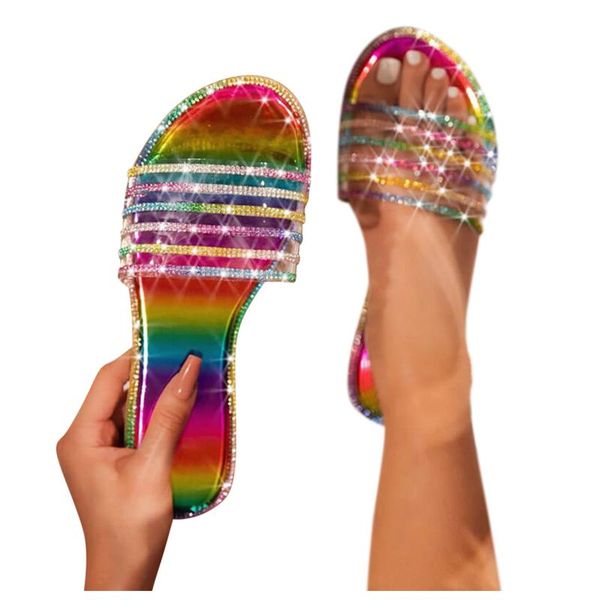 slippers women fashion casual flat retro crystal shoes ladies summer flip flops jelly female beach #srn, Black
slippers women fashion casual flat retro crystal shoes ladies summer flip flops jelly female beach #srn, Black