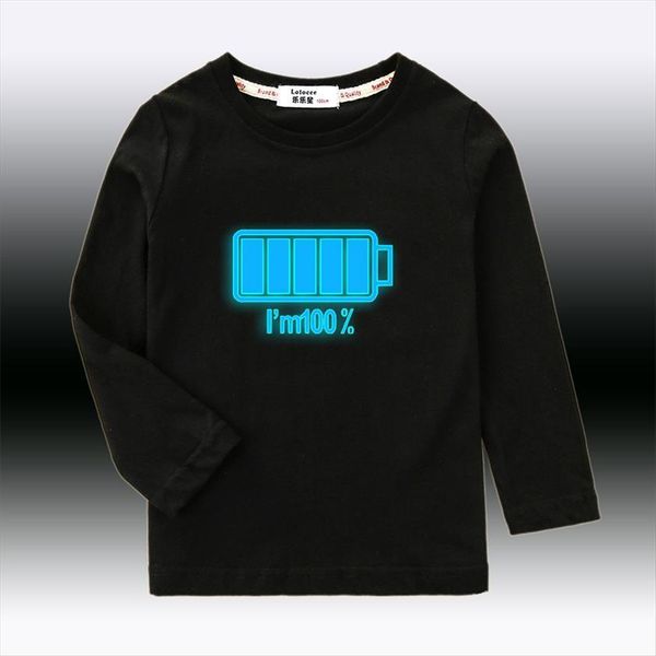 lolocee kids o neck battery luminous t shirt boy 100% energy clothes child long sleeve cotton tee, Blue
lolocee kids o neck battery luminous t shirt boy 100% energy clothes child long sleeve cotton tee, Blue