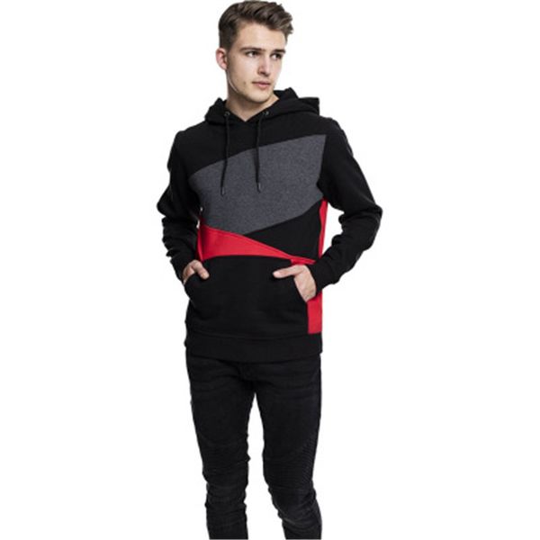 mens tricolor patchwork hoodies fashion trend belt long sleeve pullover sweatshirts designer male with pockets loose casual hooded sweater, Black
mens tricolor patchwork hoodies fashion trend belt long sleeve pullover sweatshirts designer male with pockets loose casual hooded sweater, Black