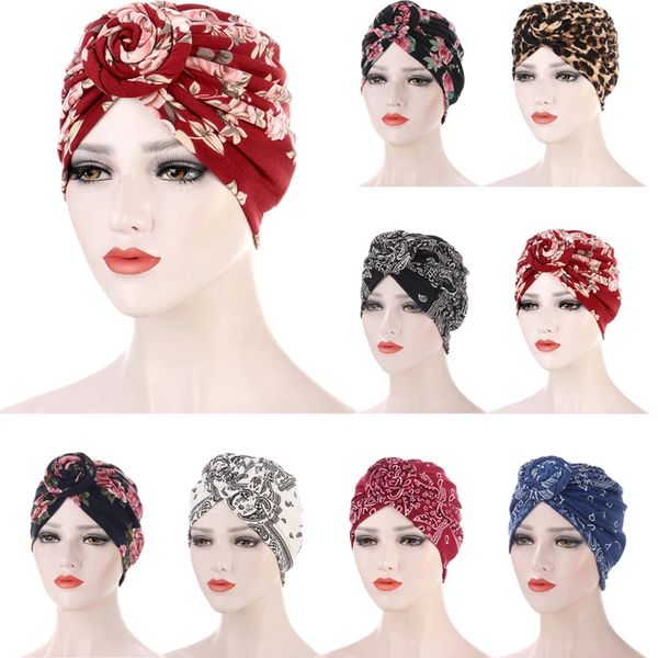 india women printed turban hat hijab twist knot chemo cap stretch beanie head wrap hair loss headwear muslim cover bonnet bonnet, Blue;gray
india women printed turban hat hijab twist knot chemo cap stretch beanie head wrap hair loss headwear muslim cover bonnet bonnet, Blue;gray