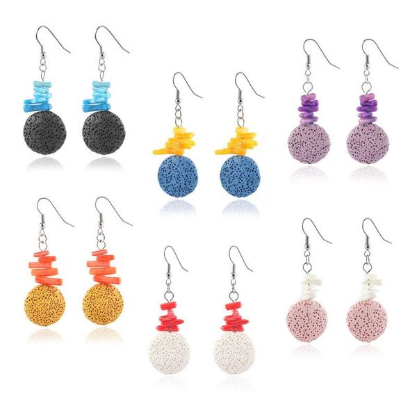 dangle & chandelier bohemia retro lava stone charms earrings diy essential oil diffuser jewelry women volcanic beads earring, Silver
dangle & chandelier bohemia retro lava stone charms earrings diy essential oil diffuser jewelry women volcanic beads earring, Silver