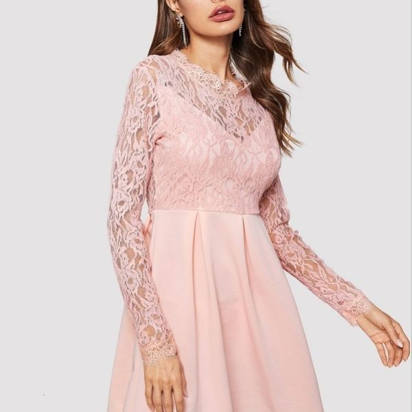 women's clothing dresses 2021 women's dress casual skirt with spring and summer lace stitching, Black;gray
women's clothing dresses 2021 women's dress casual skirt with spring and summer lace stitching, Black;gray