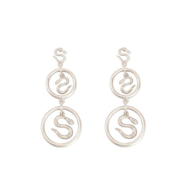 ins trendy snake dragon hip-hop rock minimalism piercing earrings korean fashion women party jewelry dangle & chandelier, Silver
ins trendy snake dragon hip-hop rock minimalism piercing earrings korean fashion women party jewelry dangle & chandelier, Silver