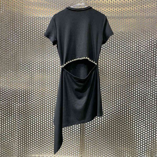dresses black patchwork diamond for female o neck short sleeve high waist irregular hem es women 2021 style, Black;gray
dresses black patchwork diamond for female o neck short sleeve high waist irregular hem es women 2021 style, Black;gray