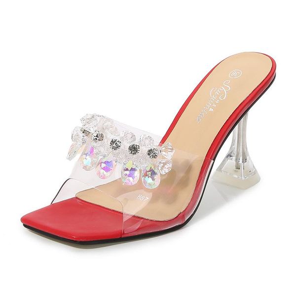 mclubgirl 2021 style wine glass with rhinestone strap high heels square toe fairy fashion stiletto slippers female lfd, Black
mclubgirl 2021 style wine glass with rhinestone strap high heels square toe fairy fashion stiletto slippers female lfd, Black