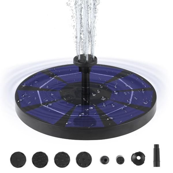 solar fountain pump with 1200mah battery backup 3w water 6 nozzles for birdbath garden patio decorations
solar fountain pump with 1200mah battery backup 3w water 6 nozzles for birdbath garden patio decorations