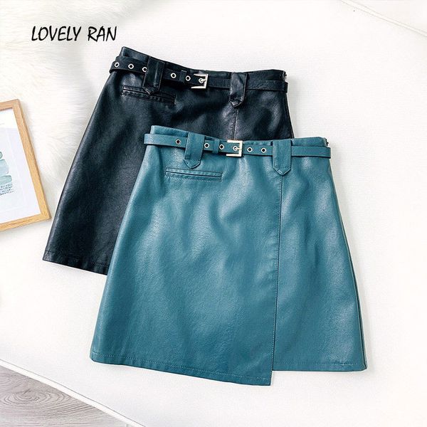 skirts irregular high waist women's pu belt bandage pocket female a-line short skirt spring winter korean ladies bottom 10x5, Black
skirts irregular high waist women's pu belt bandage pocket female a-line short skirt spring winter korean ladies bottom 10x5, Black