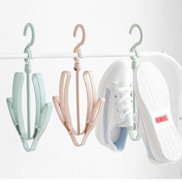 hooks plastic shoes drying rack household hanging storage shoe shelf organizer for closet clothing & wardrobe
hooks plastic shoes drying rack household hanging storage shoe shelf organizer for closet clothing & wardrobe