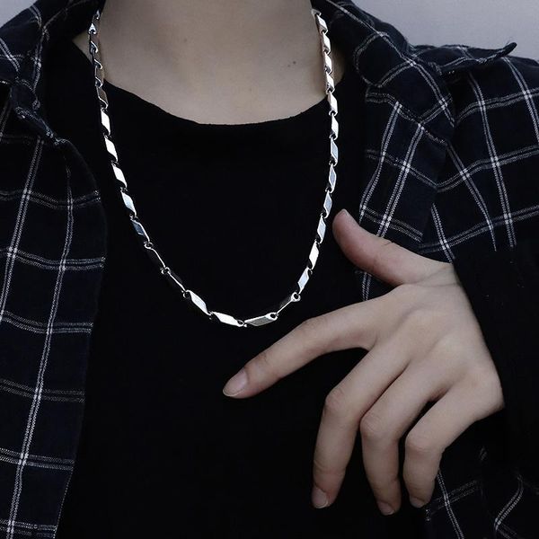 chains mens rhombus chain necklace melon stainless steel women for pendant male choker jewelry wholesale, Silver
chains mens rhombus chain necklace melon stainless steel women for pendant male choker jewelry wholesale, Silver