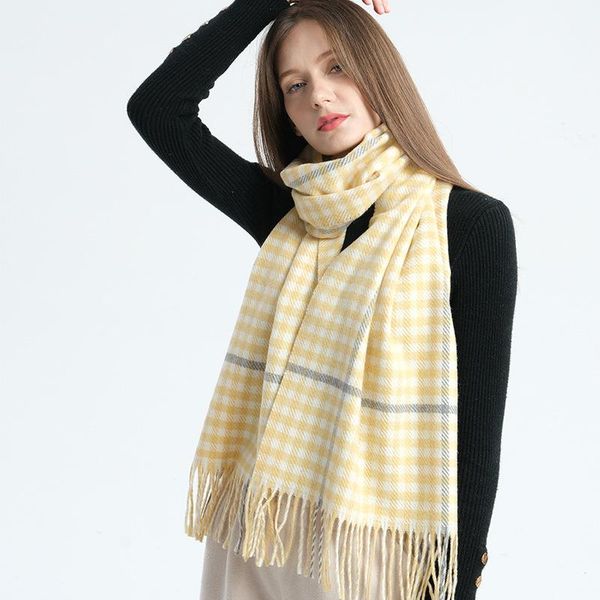 scarves winter classic little thousand birds plaid cashmere scarf long male and female couples warm versatile wool shawl dual-use, Blue;gray
scarves winter classic little thousand birds plaid cashmere scarf long male and female couples warm versatile wool shawl dual-use, Blue;gray