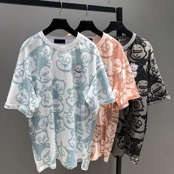 girls pattern print harajuku t-shirt big size loose summer o-neck casual tees women's, White
girls pattern print harajuku t-shirt big size loose summer o-neck casual tees women's, White