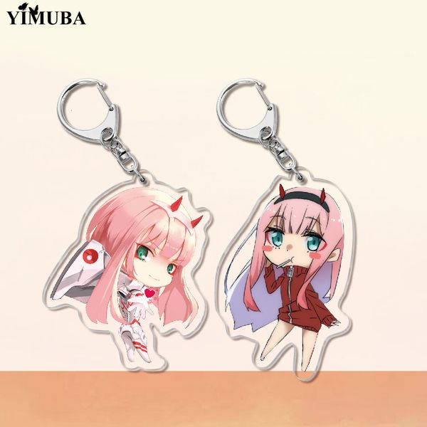 fashion anime darling in the franxx keychain 02 zero two acrylic pendant key chain school bag charm key ring holder friends gift, Silver
fashion anime darling in the franxx keychain 02 zero two acrylic pendant key chain school bag charm key ring holder friends gift, Silver