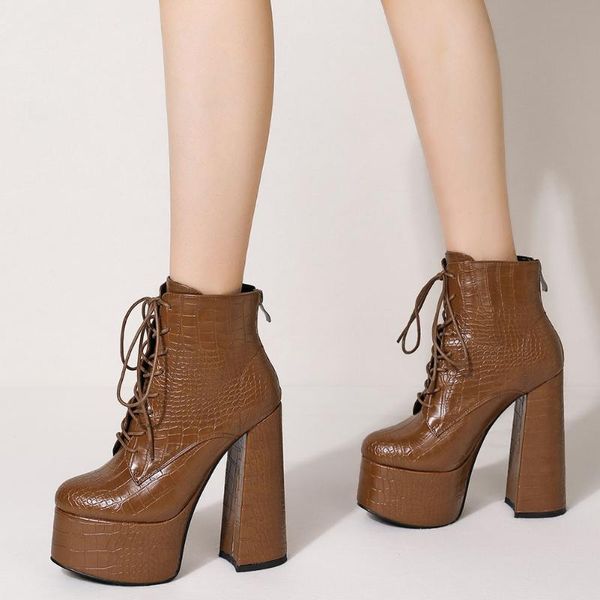 boots 2021 brand design big size 43 extreme high heels thick platform cool ankle autumn party shoes woman, Black
boots 2021 brand design big size 43 extreme high heels thick platform cool ankle autumn party shoes woman, Black