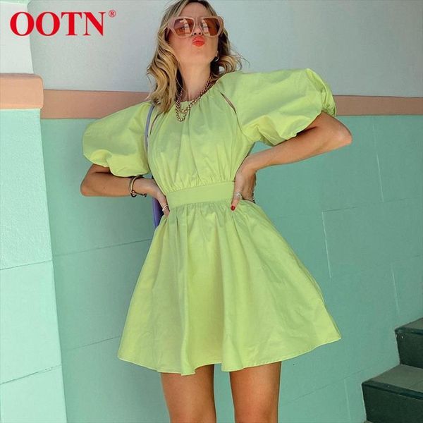 green casual a line womens dresses round neck back hollow out mini ruched chic summer puff sleeve cotton, Black;gray
green casual a line womens dresses round neck back hollow out mini ruched chic summer puff sleeve cotton, Black;gray