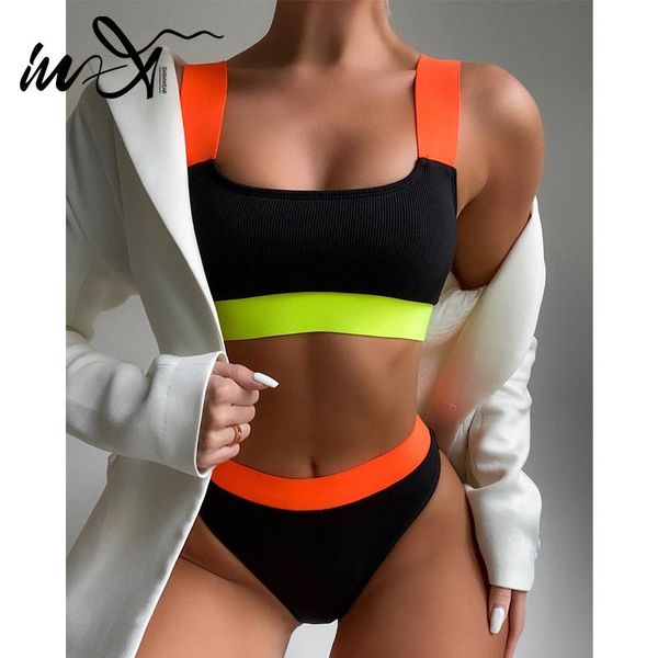 women's swimwear in-x patchwork bikini set bandeau swimsuit swimming suit sport women high waist bathing biquini summer, White;black
women's swimwear in-x patchwork bikini set bandeau swimsuit swimming suit sport women high waist bathing biquini summer, White;black