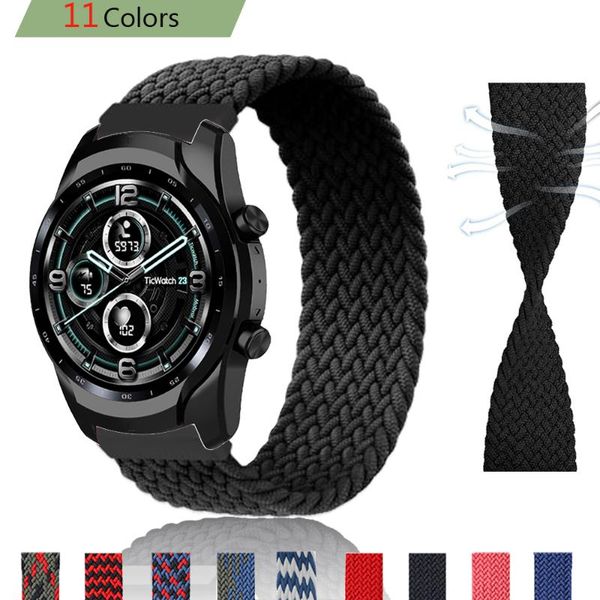 watch bands replacement band for ticwatch pro 3 gps 2021 strap 20/22mm nylon braided 2/c2/e/gth e2 s2 lte gtx bracelet, Black;brown
watch bands replacement band for ticwatch pro 3 gps 2021 strap 20/22mm nylon braided 2/c2/e/gth e2 s2 lte gtx bracelet, Black;brown
