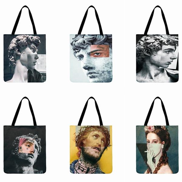 storage bags abstract artistic figures printed tote bag linen fabric casual totes fashion foldable shopping outdoor beach daily
storage bags abstract artistic figures printed tote bag linen fabric casual totes fashion foldable shopping outdoor beach daily
