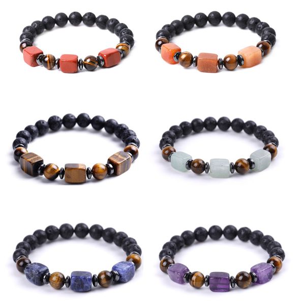 natural lava stone strands beaded yoga energy healing charm bracelets for women men handmade fashion party club jewelry, Black
natural lava stone strands beaded yoga energy healing charm bracelets for women men handmade fashion party club jewelry, Black