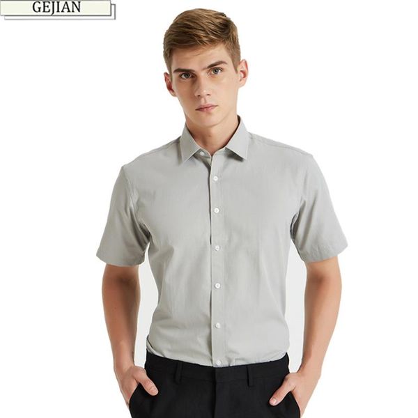 summer light gray shirt men's short sleeve solid color business loose puls size casual men camisa masculina shirts, White;black
summer light gray shirt men's short sleeve solid color business loose puls size casual men camisa masculina shirts, White;black