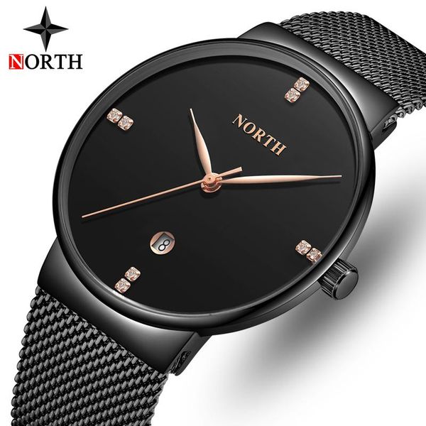 men north qaurtz watches stainless steel analog casual waterproof fashion sport watch relogio masculino wristwatches, Slivery;brown
men north qaurtz watches stainless steel analog casual waterproof fashion sport watch relogio masculino wristwatches, Slivery;brown