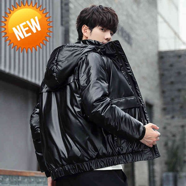 men's winter 90% white duck down jackets casual parkas outerwear cold autumn thick warm hooded puffer shiny coats waterproof, Black
men's winter 90% white duck down jackets casual parkas outerwear cold autumn thick warm hooded puffer shiny coats waterproof, Black