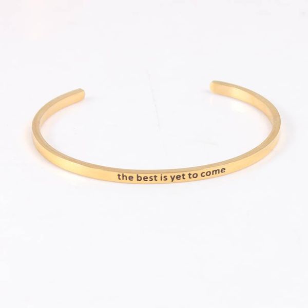 bangle trend quotes mantra bracelets stainless steel open cuff fashion women gold inspirational jewelry, Black
bangle trend quotes mantra bracelets stainless steel open cuff fashion women gold inspirational jewelry, Black