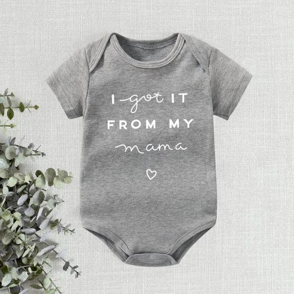 rompers i got it from my mama born baby bodysuits funny cotton boys girls casual outfits clothes, Blue
rompers i got it from my mama born baby bodysuits funny cotton boys girls casual outfits clothes, Blue