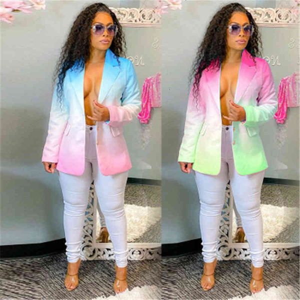women's suits & blazers long sleeve cardigan lapel button spring female occident v-neck casual with pockets coats women gradient fashio, White;black
women's suits & blazers long sleeve cardigan lapel button spring female occident v-neck casual with pockets coats women gradient fashio, White;black