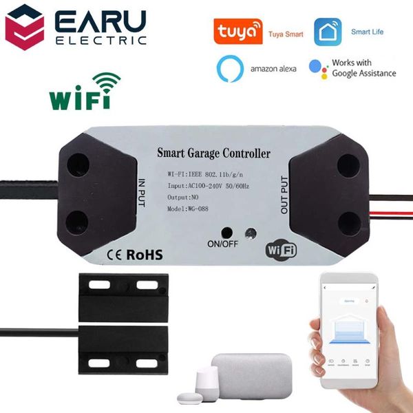smart home control wifi garage door opener controller switch works with alexa echo google by life tuya app voice remote
smart home control wifi garage door opener controller switch works with alexa echo google by life tuya app voice remote