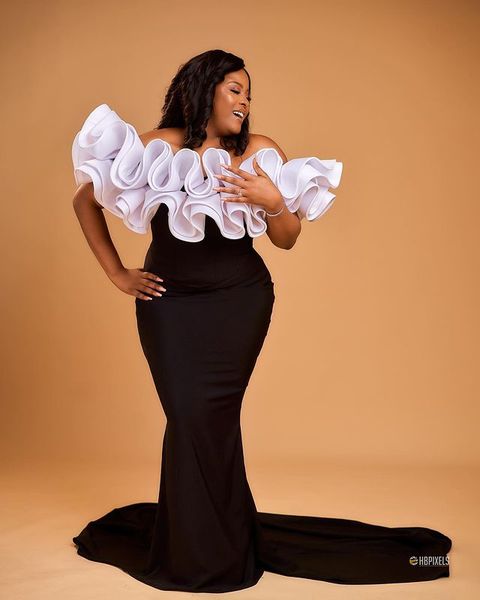 2021 plus size arabic aso ebi black stylish mermaid prom dresses strapless satin evening formal party second reception gowns dress zj055
2021 plus size arabic aso ebi black stylish mermaid prom dresses strapless satin evening formal party second reception gowns dress zj055