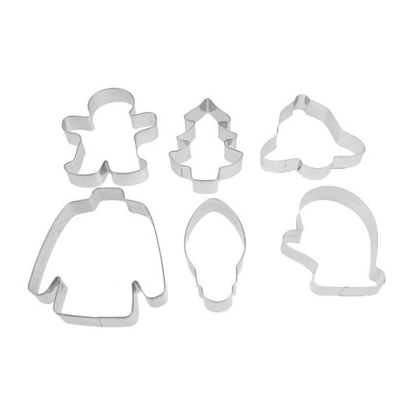 baking moulds 6pcs christmas stainless steel cookie cutters set diy biscuits mold kitchen tools (b snowman)
baking moulds 6pcs christmas stainless steel cookie cutters set diy biscuits mold kitchen tools (b snowman)
