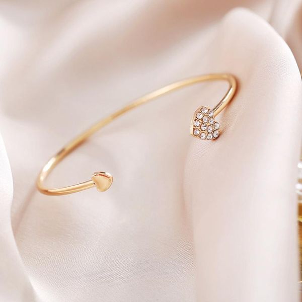 vintage crystal heart bangles for women opening ladies bracelets bangle, Black
vintage crystal heart bangles for women opening ladies bracelets bangle, Black