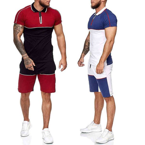 Mens Sweat Suits 2 Piece Outfit Tracksuit Sport Sets Man Patchwork Short Sleeve T Shirt + Pants Summer Casual Fitness Sportwear, Gray
Mens Sweat Suits 2 Piece Outfit Tracksuit Sport Sets Man Patchwork Short Sleeve T Shirt + Pants Summer Casual Fitness Sportwear, Gray