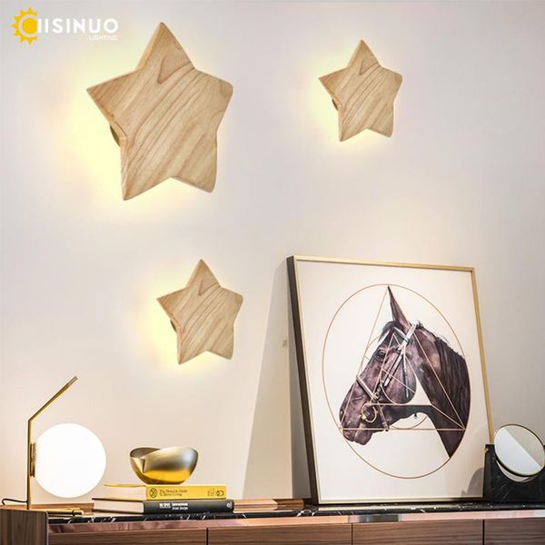 wall lamp modern creative lamps solid wood light star shape living room corridor stair lighting decoration bedroom beside e27 
wall lamp modern creative lamps solid wood light star shape living room corridor stair lighting decoration bedroom beside e27