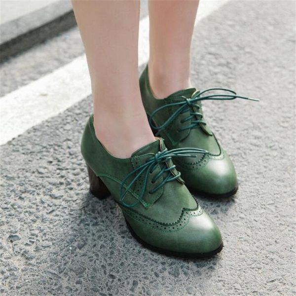 dress shoes joksd women chunky heels causal lace up pumps vintage round toe high ladies plus size zapatillas mujer, Black
dress shoes joksd women chunky heels causal lace up pumps vintage round toe high ladies plus size zapatillas mujer, Black