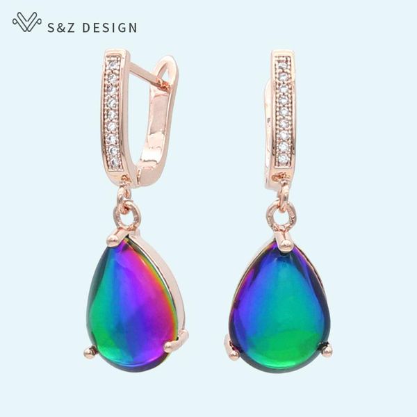 dangle & chandelier s&z design fashion elegant water drop colorful crystal earrings 585 rose gold zirconia eardrop for women wedding jewelry, Silver
dangle & chandelier s&z design fashion elegant water drop colorful crystal earrings 585 rose gold zirconia eardrop for women wedding jewelry, Silver