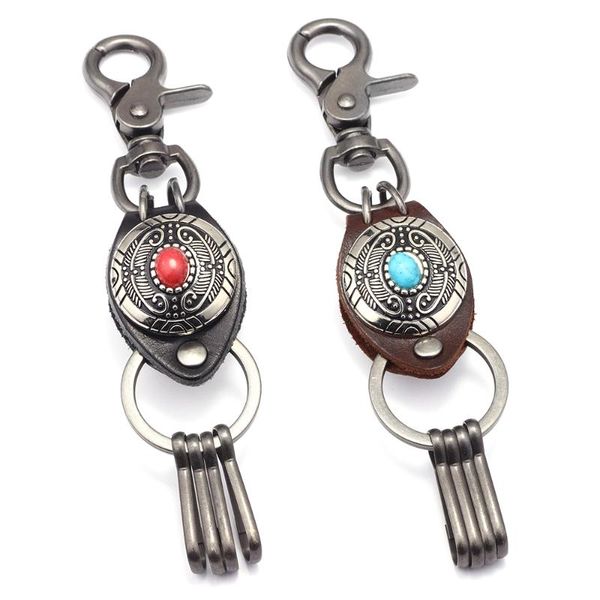 keychains foreign trade retro green stone/red pine leaf feather key ring alloy leather jewelry pendant keyring gift unisex, Silver
keychains foreign trade retro green stone/red pine leaf feather key ring alloy leather jewelry pendant keyring gift unisex, Silver