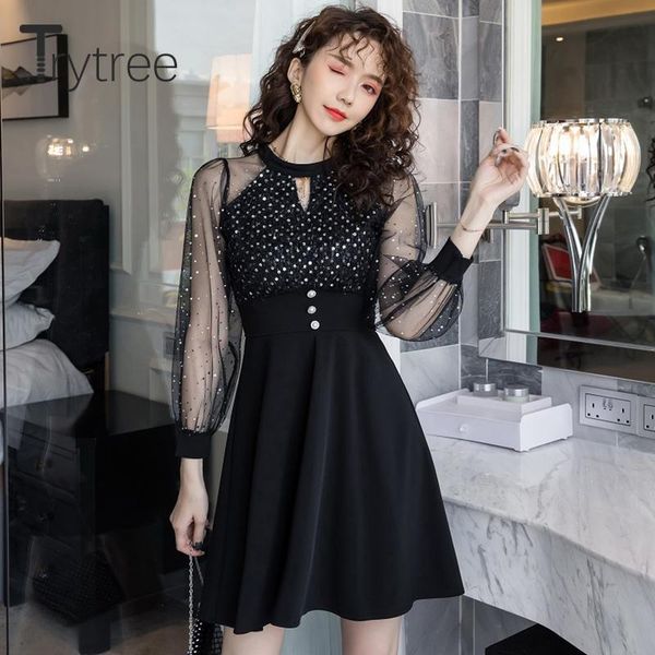 casual dresses trytree 2021 autumn winter women dress o-neck patchwork hollow out button tassel fashion temperament mini a- line, Black;gray
casual dresses trytree 2021 autumn winter women dress o-neck patchwork hollow out button tassel fashion temperament mini a- line, Black;gray