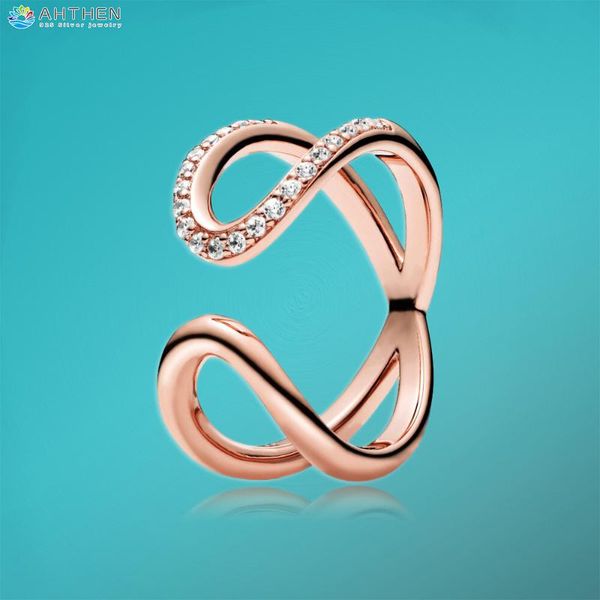 cluster rings ahthen 925 sterling silver pink wrapped open infinity women ngagement ring jewelry girl, Golden;silver
cluster rings ahthen 925 sterling silver pink wrapped open infinity women ngagement ring jewelry girl, Golden;silver