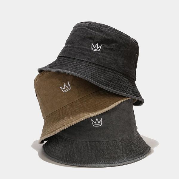 wide brim hats 2021 men's foldable crown embroidery fisherman hat cotton retro women's bucket outdoor travel beach panama cap, Blue;gray
wide brim hats 2021 men's foldable crown embroidery fisherman hat cotton retro women's bucket outdoor travel beach panama cap, Blue;gray