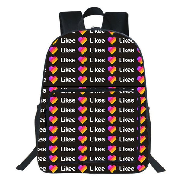 backpack likee school student everyday bookbag short video printing teens bag 16 inch children
backpack likee school student everyday bookbag short video printing teens bag 16 inch children