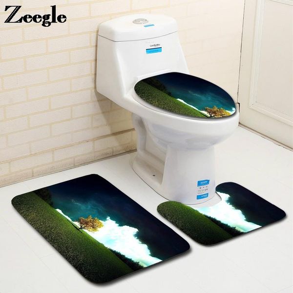 bath mats bathroom toilet mat set waterproof landscape print shower room absorbent foot rug with anti slip seat cushion
bath mats bathroom toilet mat set waterproof landscape print shower room absorbent foot rug with anti slip seat cushion