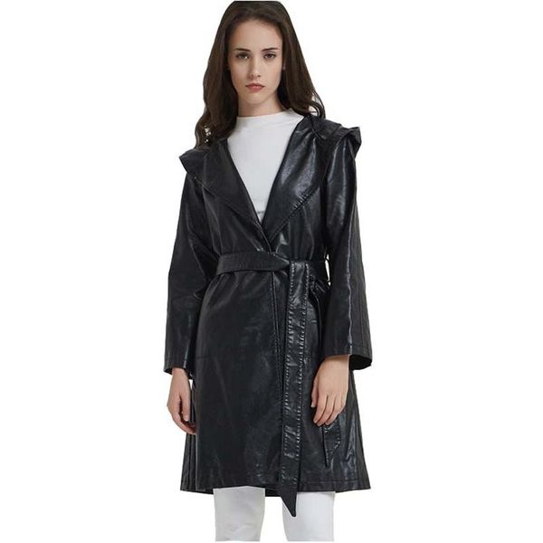 women's leather & faux fashion hooded mid long black biker trench coat for women cute ladies belted pu coats
women's leather & faux fashion hooded mid long black biker trench coat for women cute ladies belted pu coats